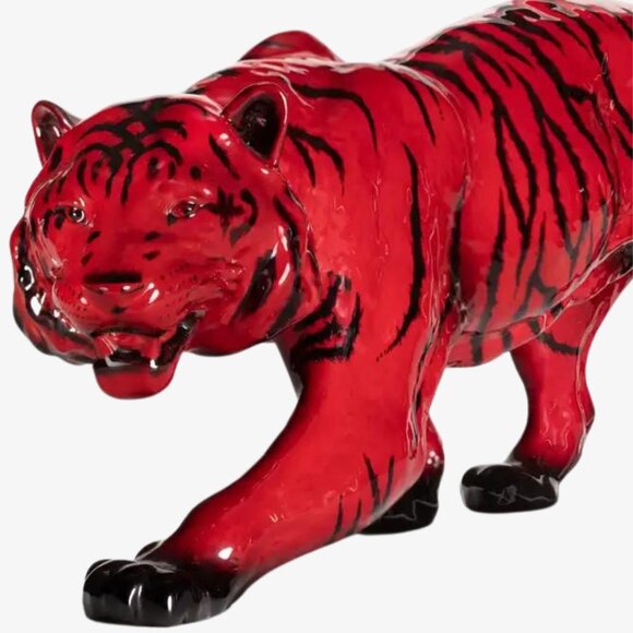 ROYAL DOULTON ENGLAND Flambé Stalking Tiger - Picture 9 of 9